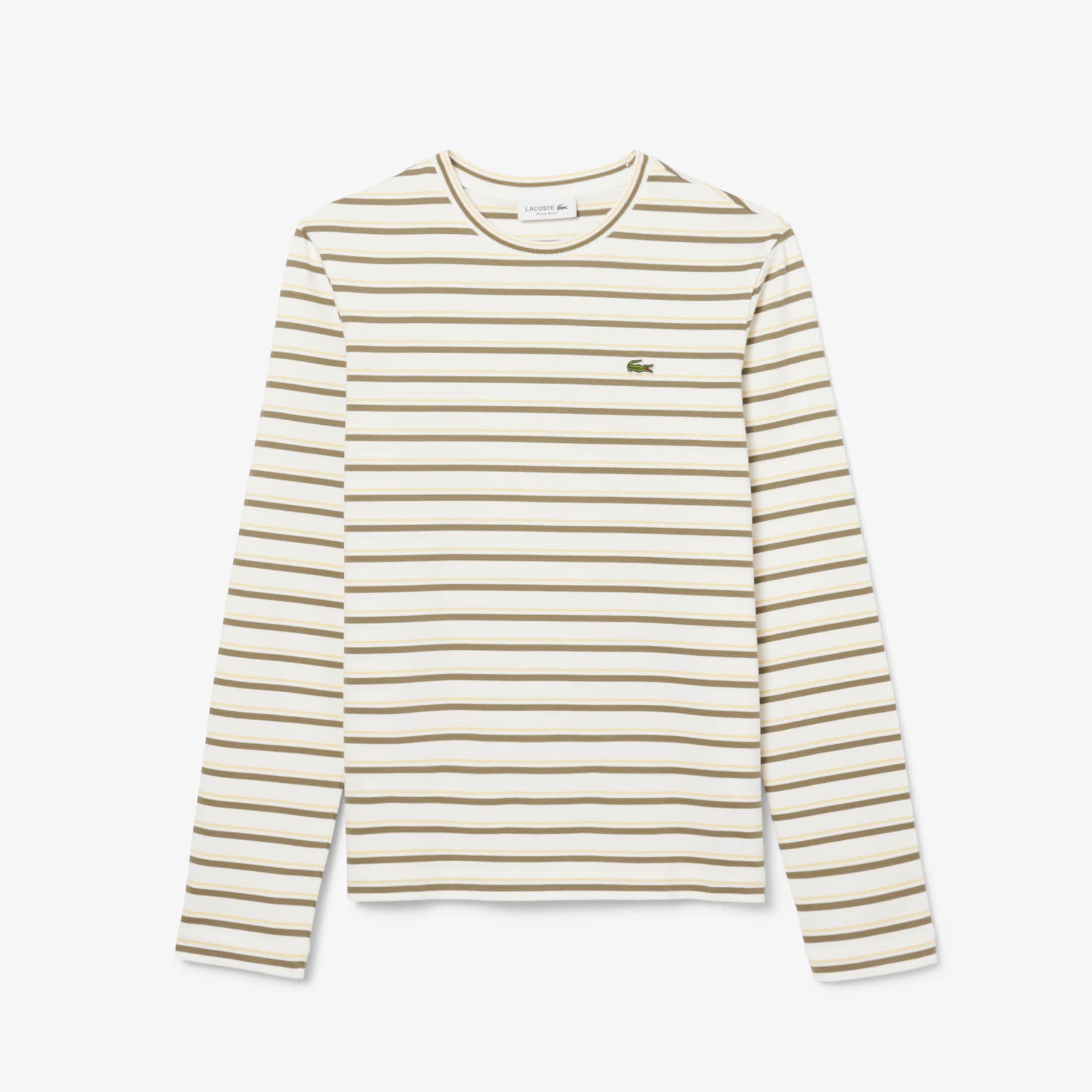 Long Sleeved Striped Jersey T-shirt image number 3