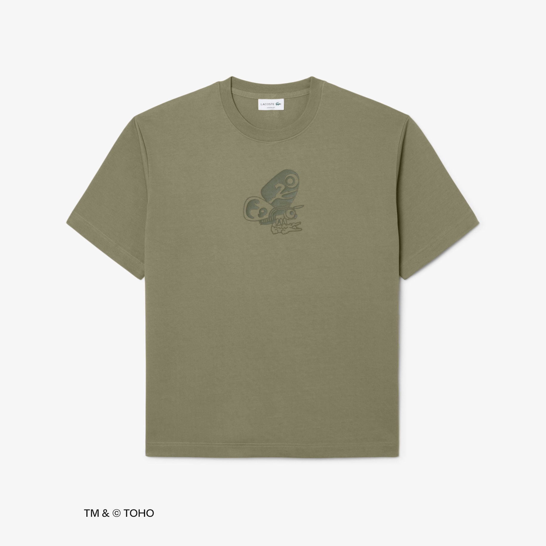 T-shirt Mothra Lacoste & Godzilla image number 3