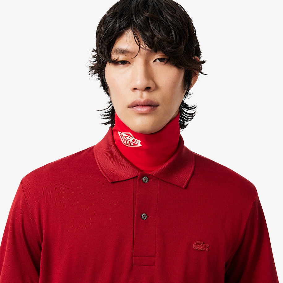 Runway Classic Fit Silk Piqu&eacute; Polo Shirt image number 1