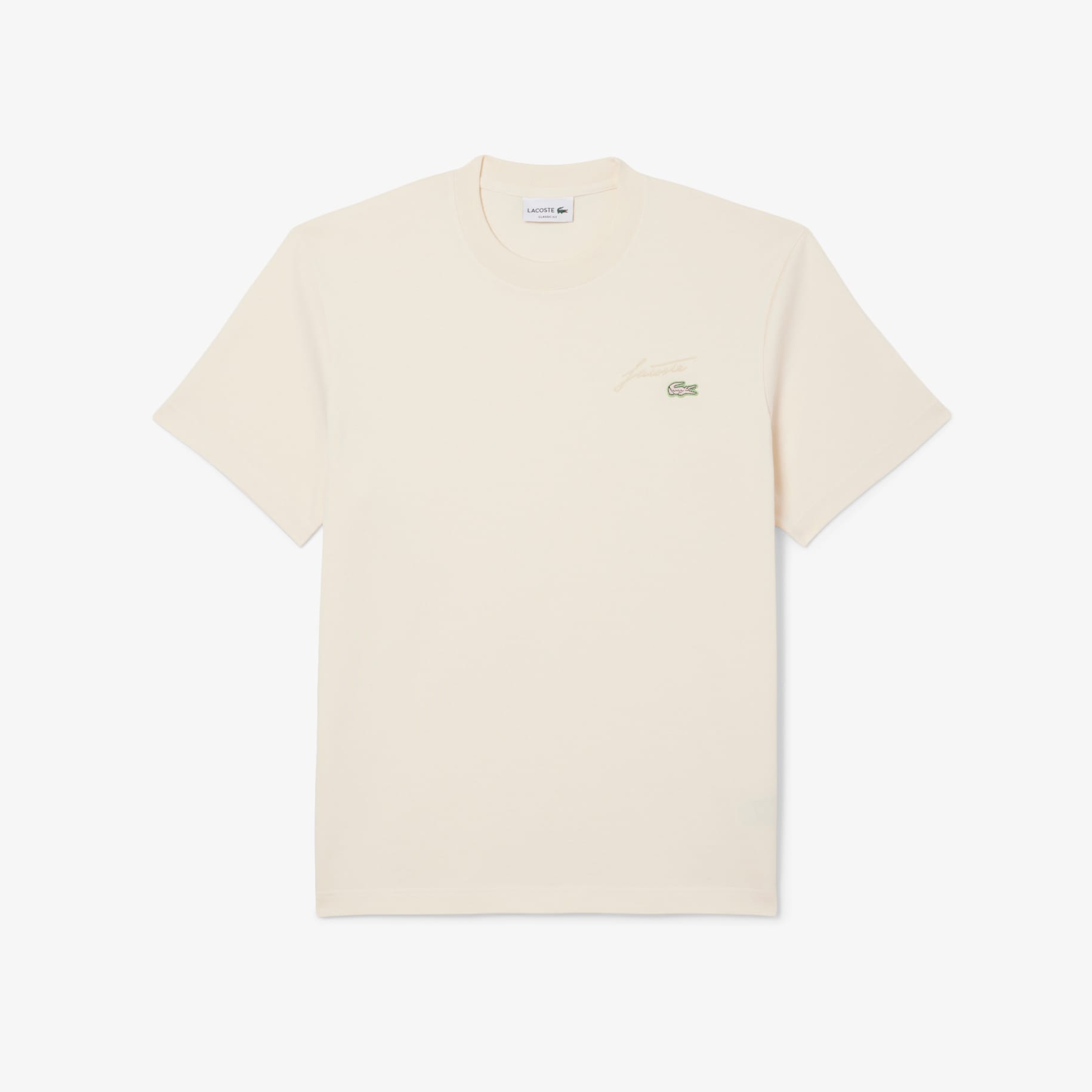 Heavy Jersey Embroidered Signature T-shirt image number 3