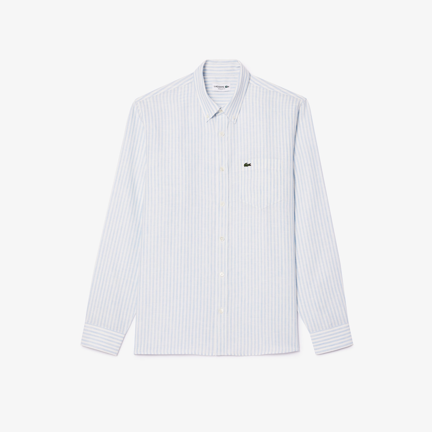 Regular Fit Striped Linen Shirt image number 0