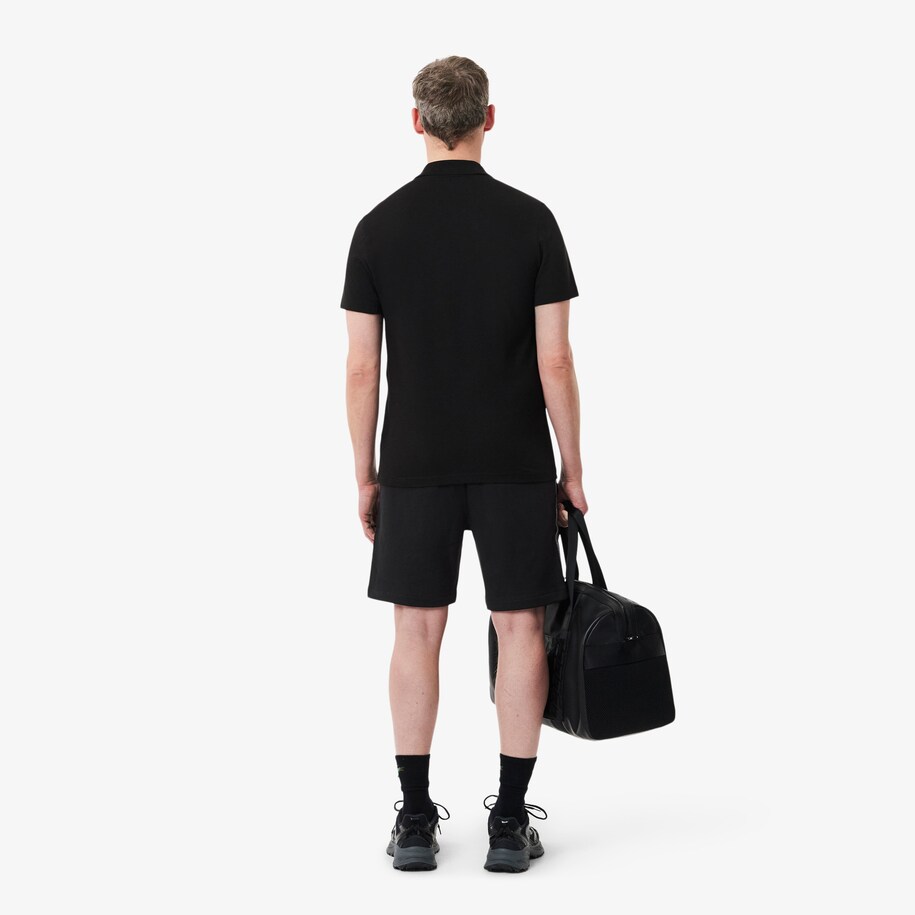 Regular Fit Logo Stripe Fleece Shorts image number 2