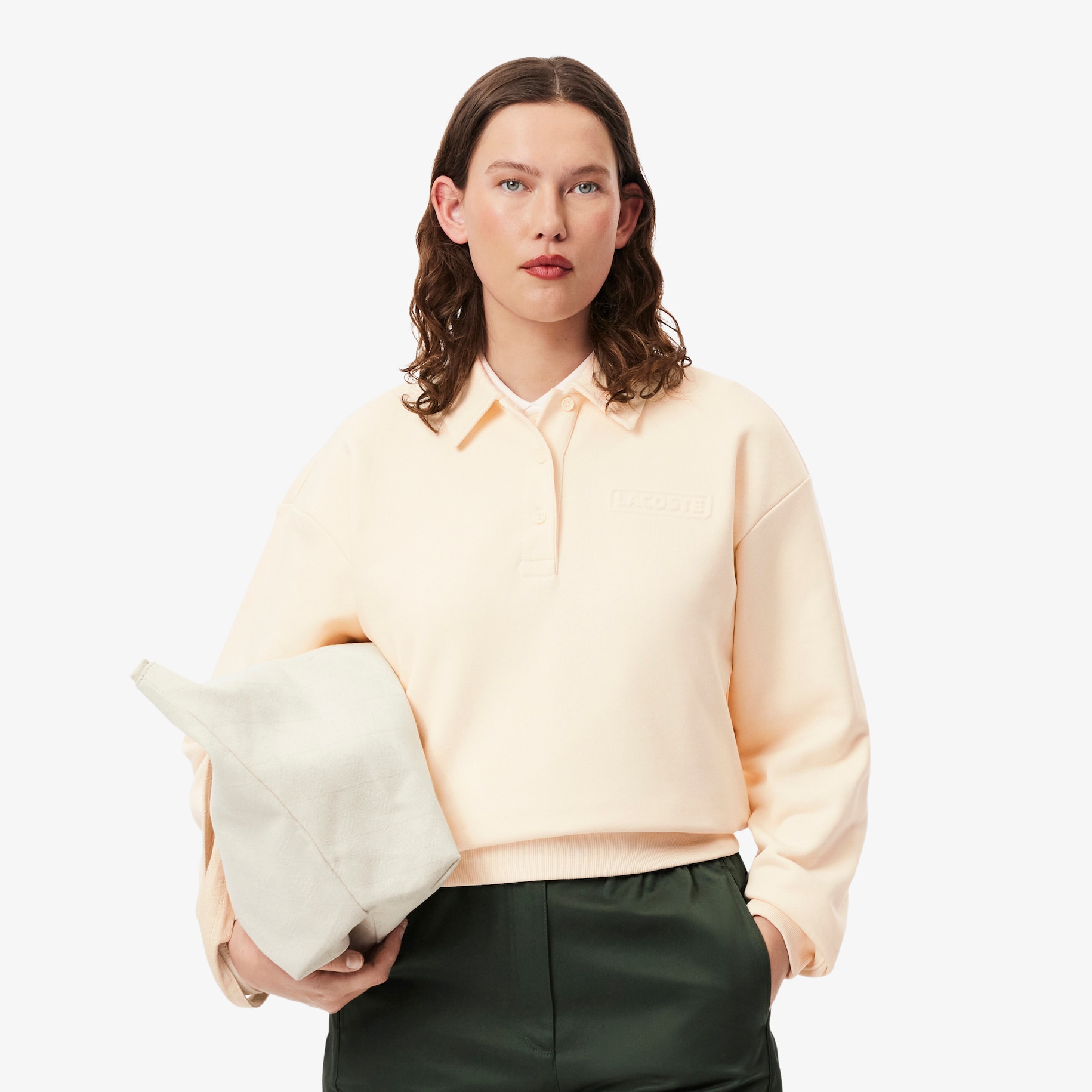 Polo Collar Sweatshirt image number 6