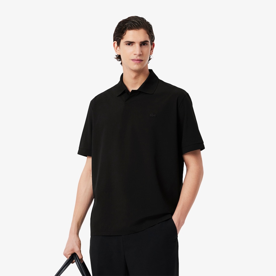 Loose Fit Mesh Polo Shirt image number 0