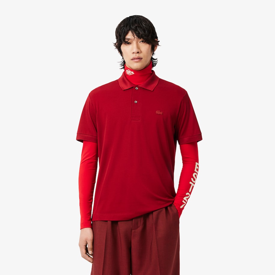 Runway Classic Fit Silk Piqu&eacute; Polo Shirt image number 0