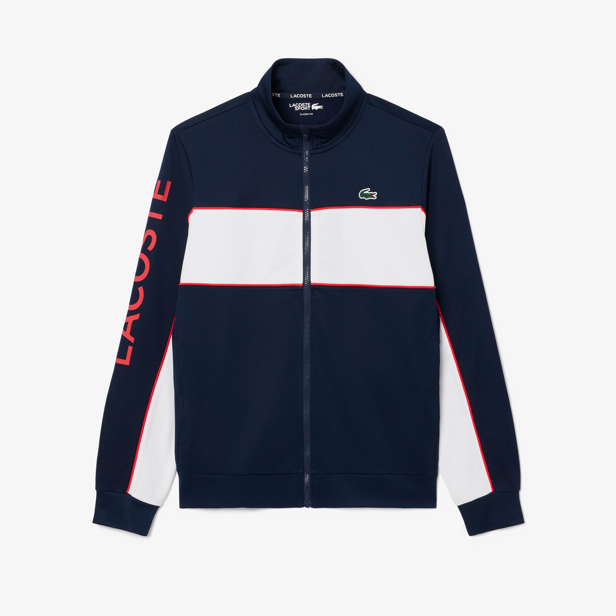 Print Branding Zipped Sport Sweatshirt image number 3