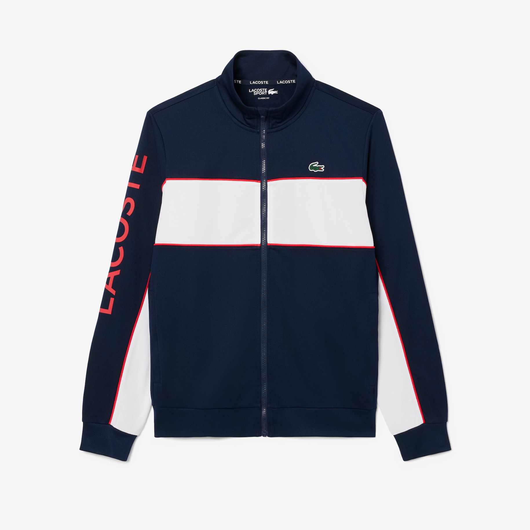 Print Branding Zipped Sport Sweatshirt image number 3