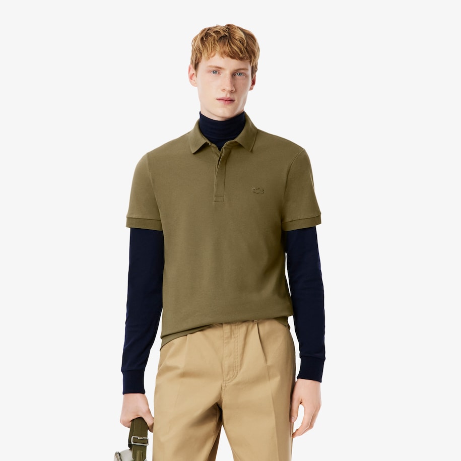 Regular Fit Paris Stretch Piqué Polo Shirt image number 0