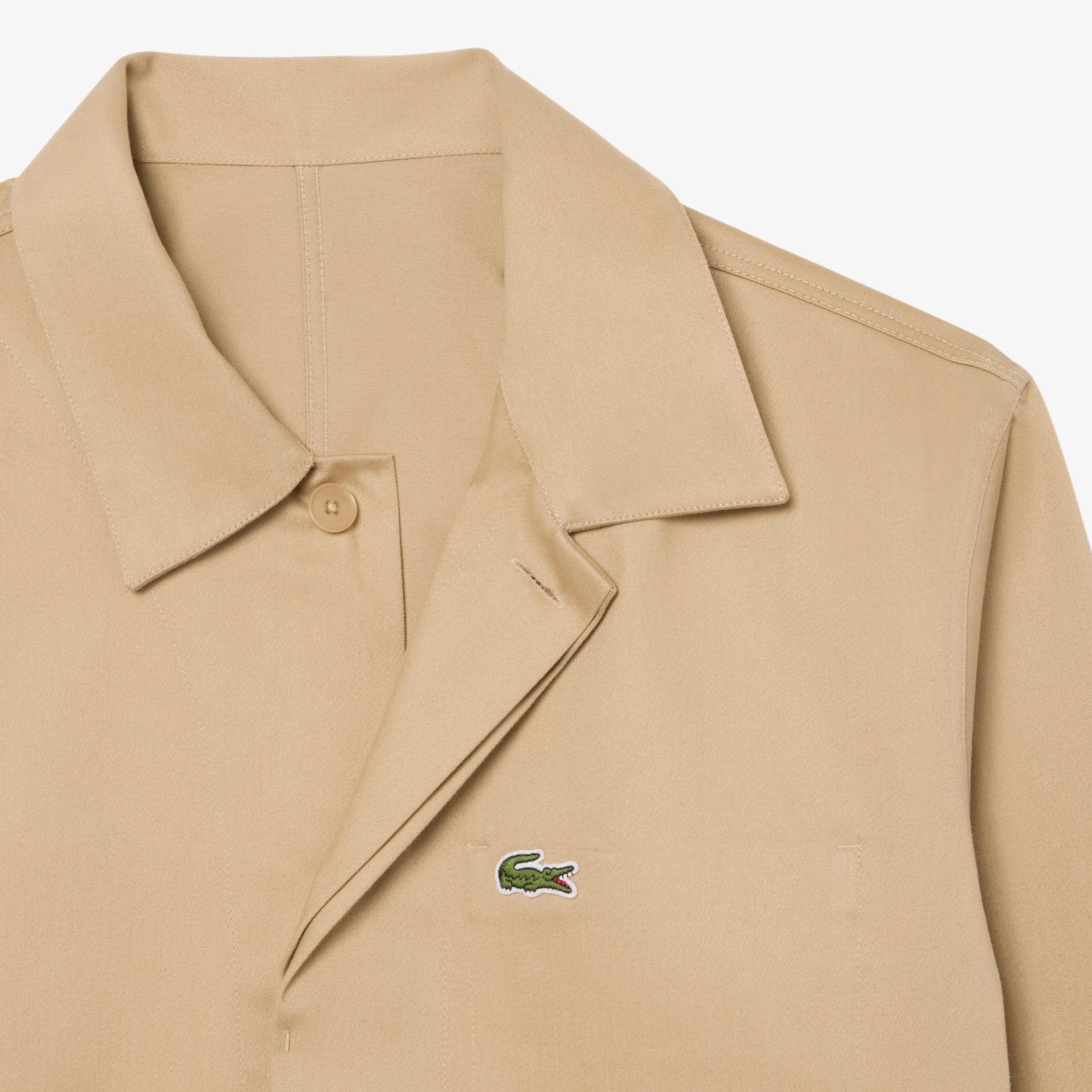Cotton Twill Overshirt image number 4