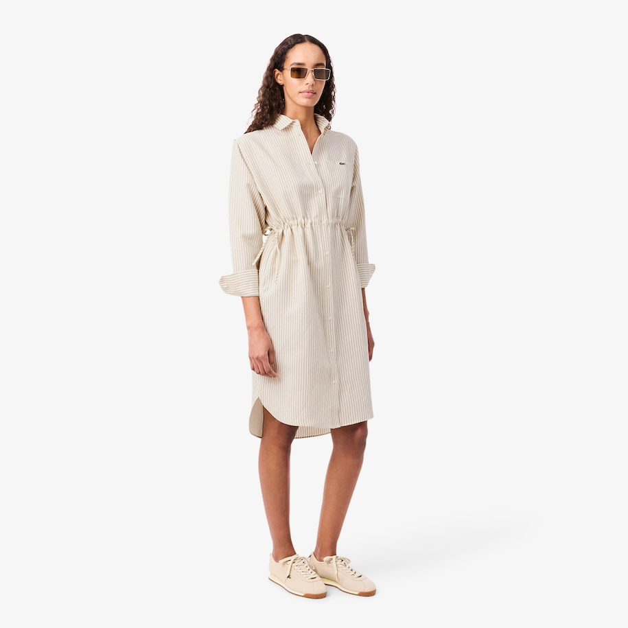 Oversized Linen Blend Shirt Dress image number 0
