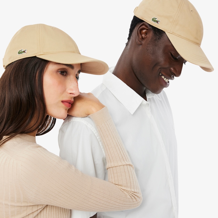 Unisex Lacoste Organic Cotton Twill Cap image number 4