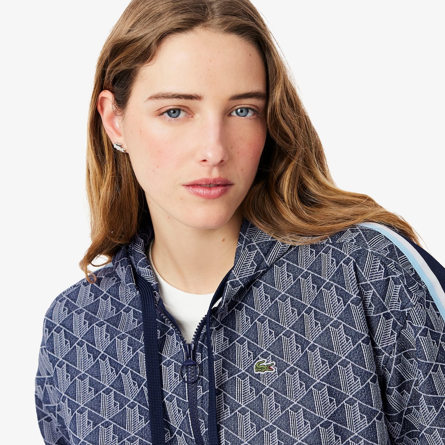 Jacquard Monogram Hoodie image number 1