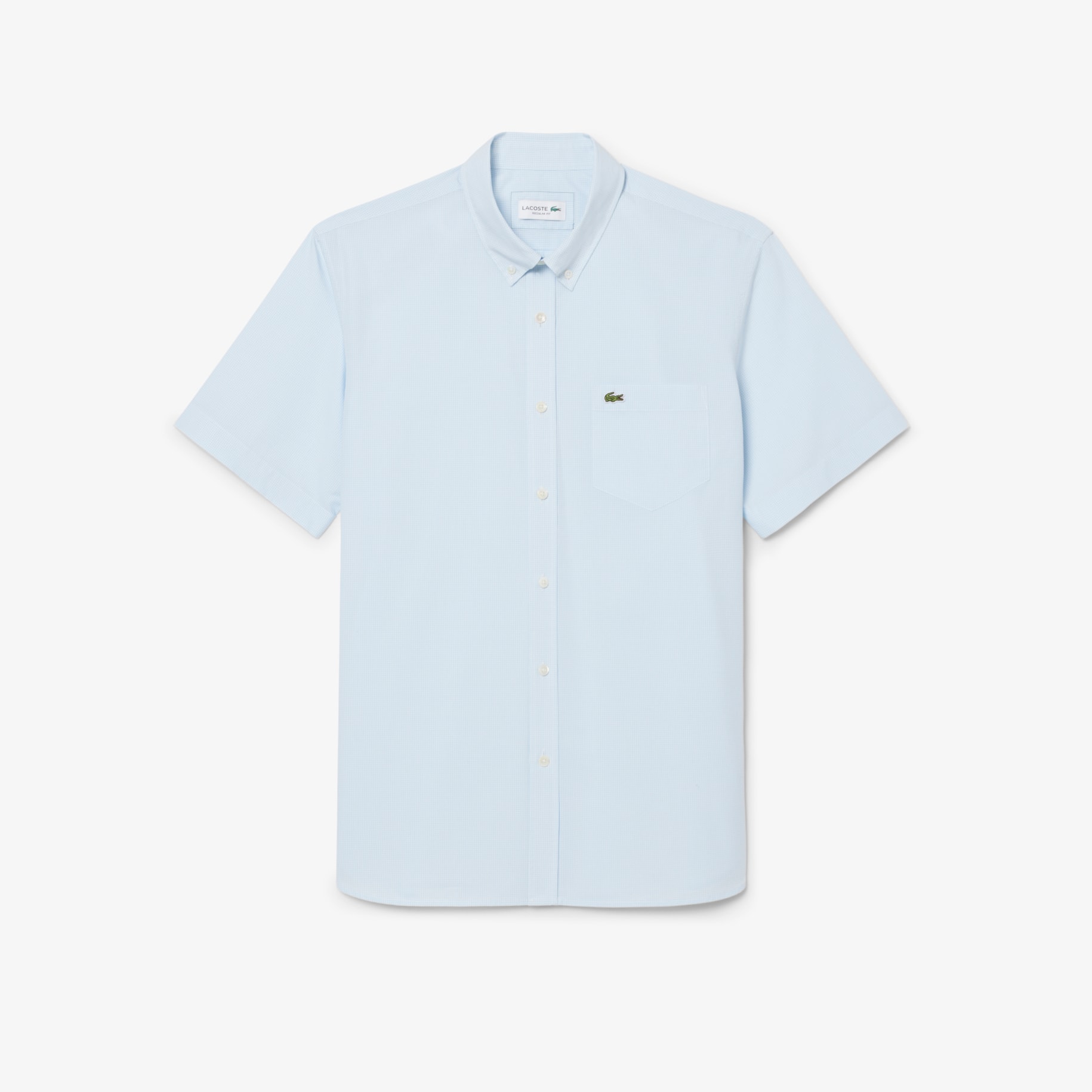 Regular Fit Short Sleeved Gingham Shirt image number 3