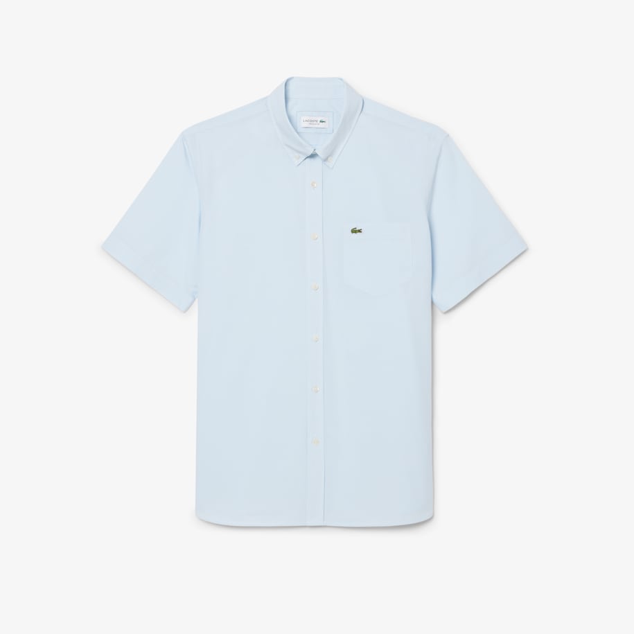Regular Fit Short Sleeved Gingham Shirt image number 3