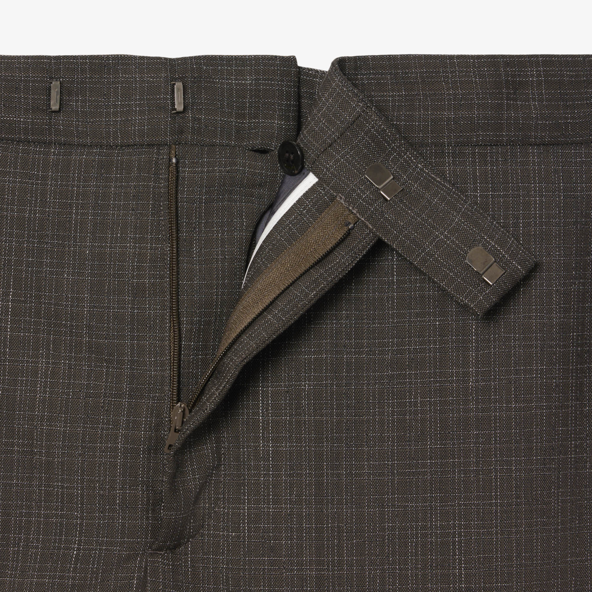 Runway Straight Fit Tailored Wool Pants image number 6
