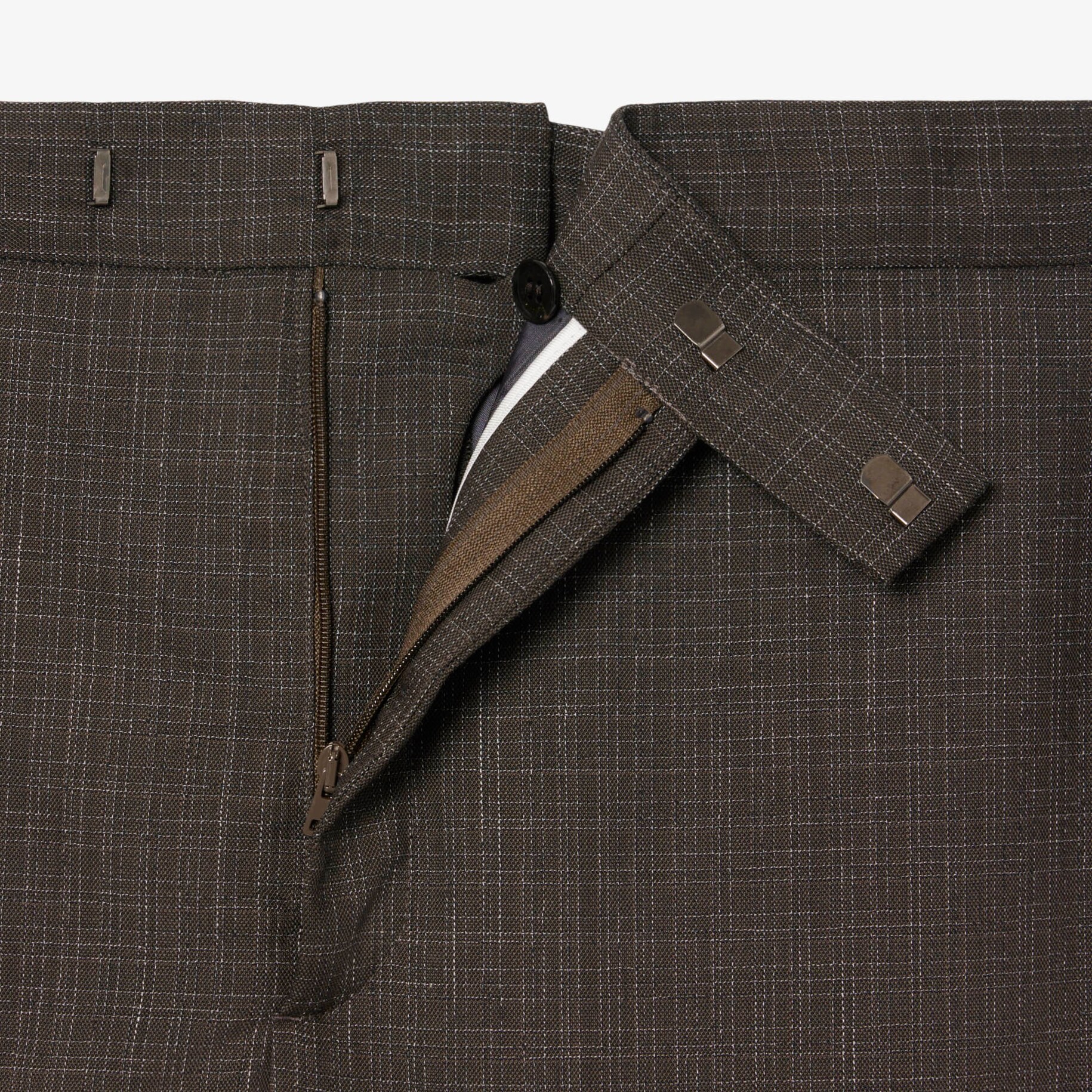 Runway Straight Fit Tailored Wool Pants image number 6