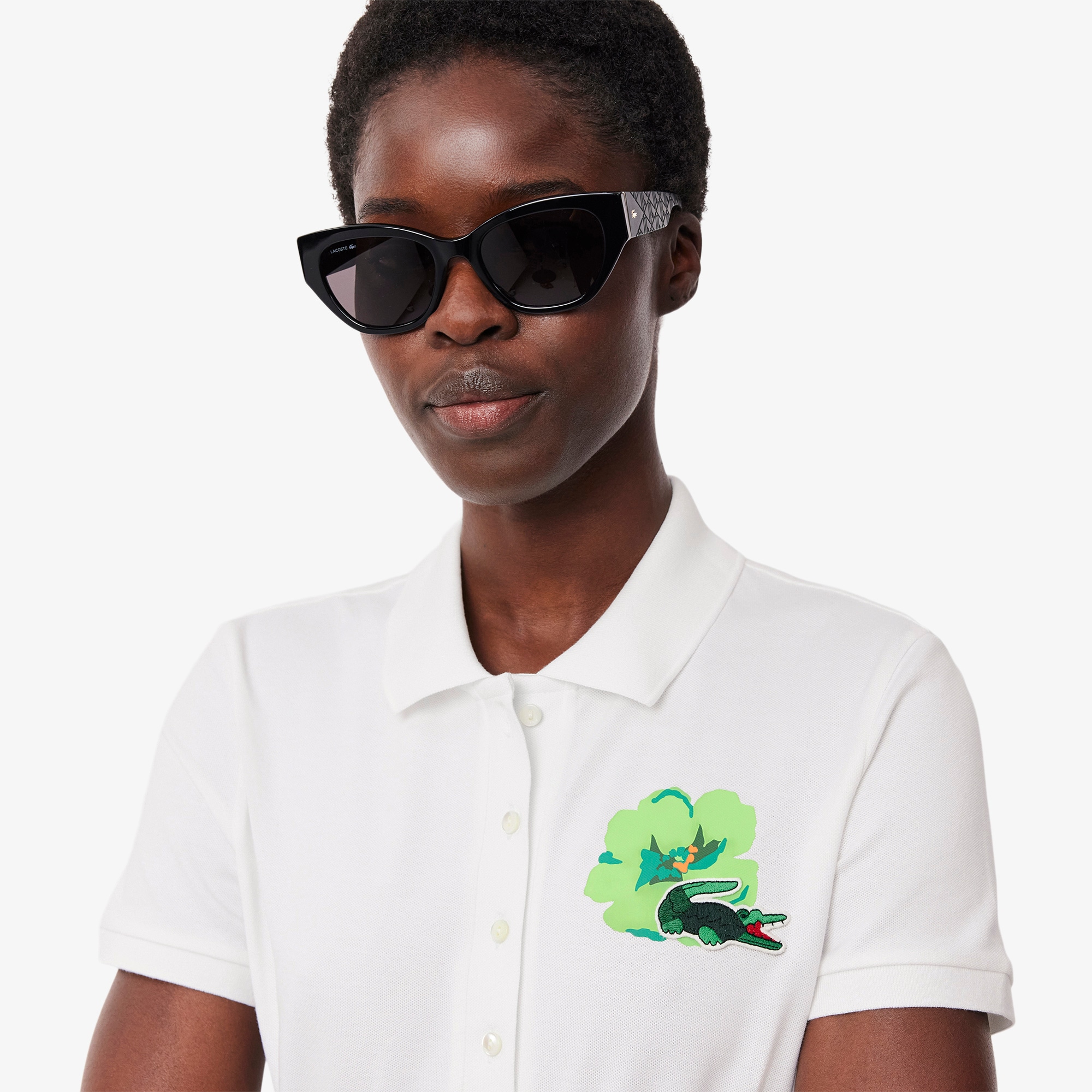 L.12.D Slim Fit Stretch Cotton Polo Shirt image number 1