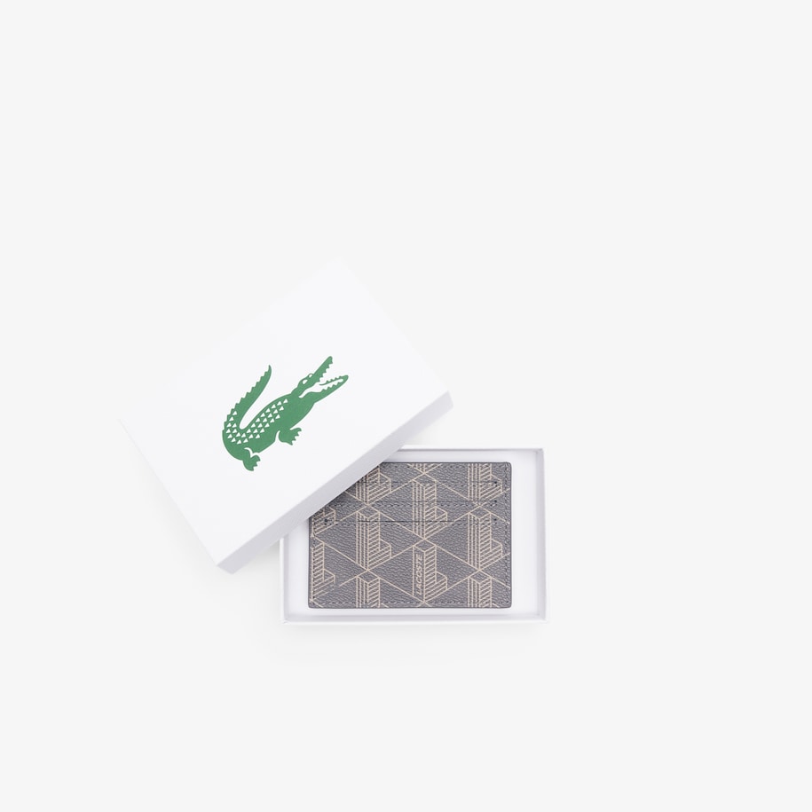 Men's The Blend Monogram Print Canvas Card Holder image number 4