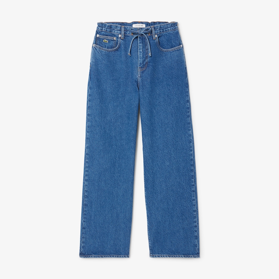 Wide Leg Denim Pants image number 3