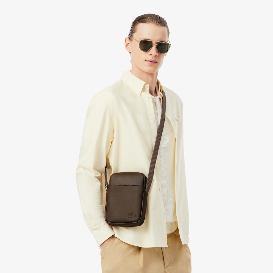 Men's Classic Piqu&eacute; Effect Vertical Satchel image number 5