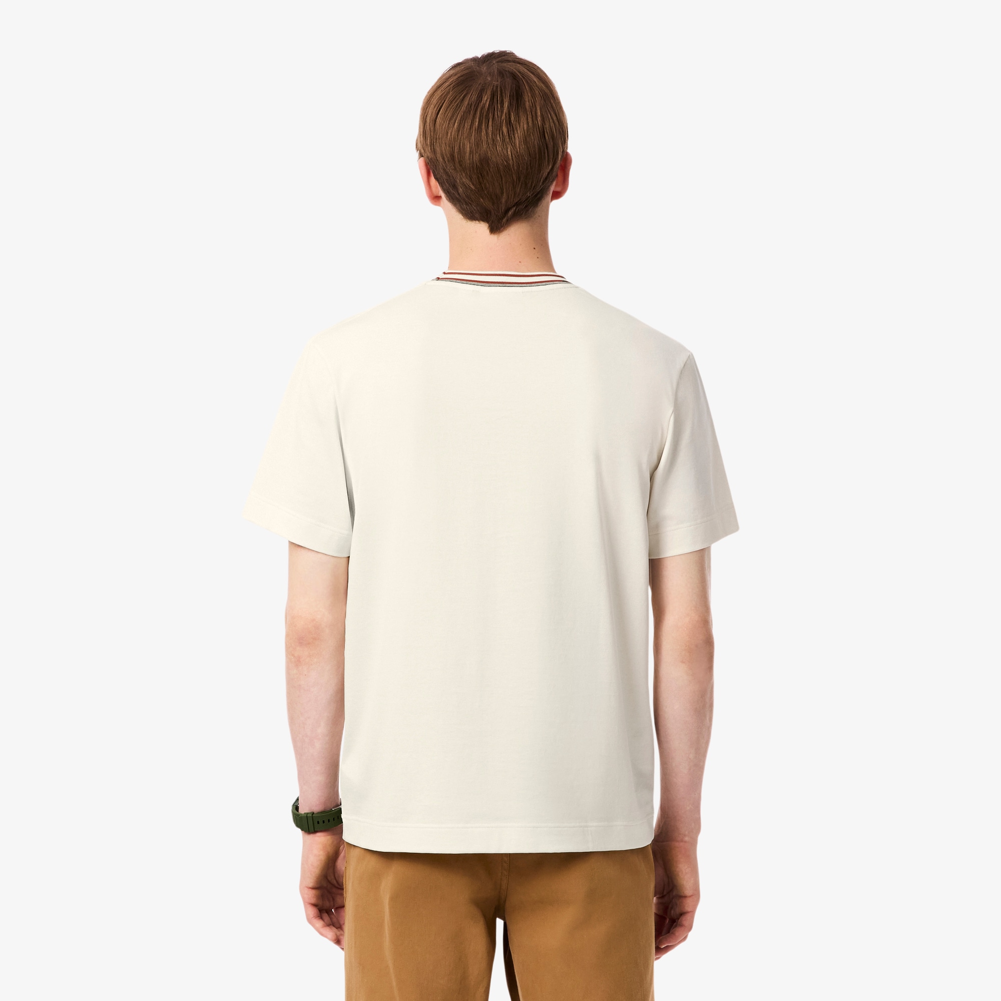 French Made Stripe Neck T-shirt image number 2