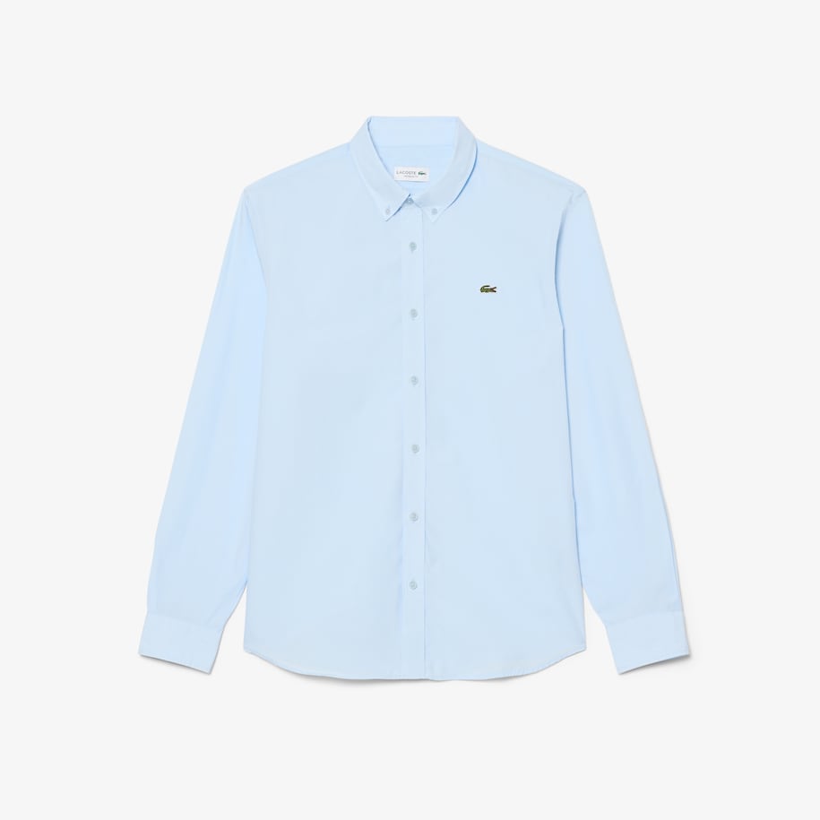Regular Fit Stretch Poplin Shirt image number 3