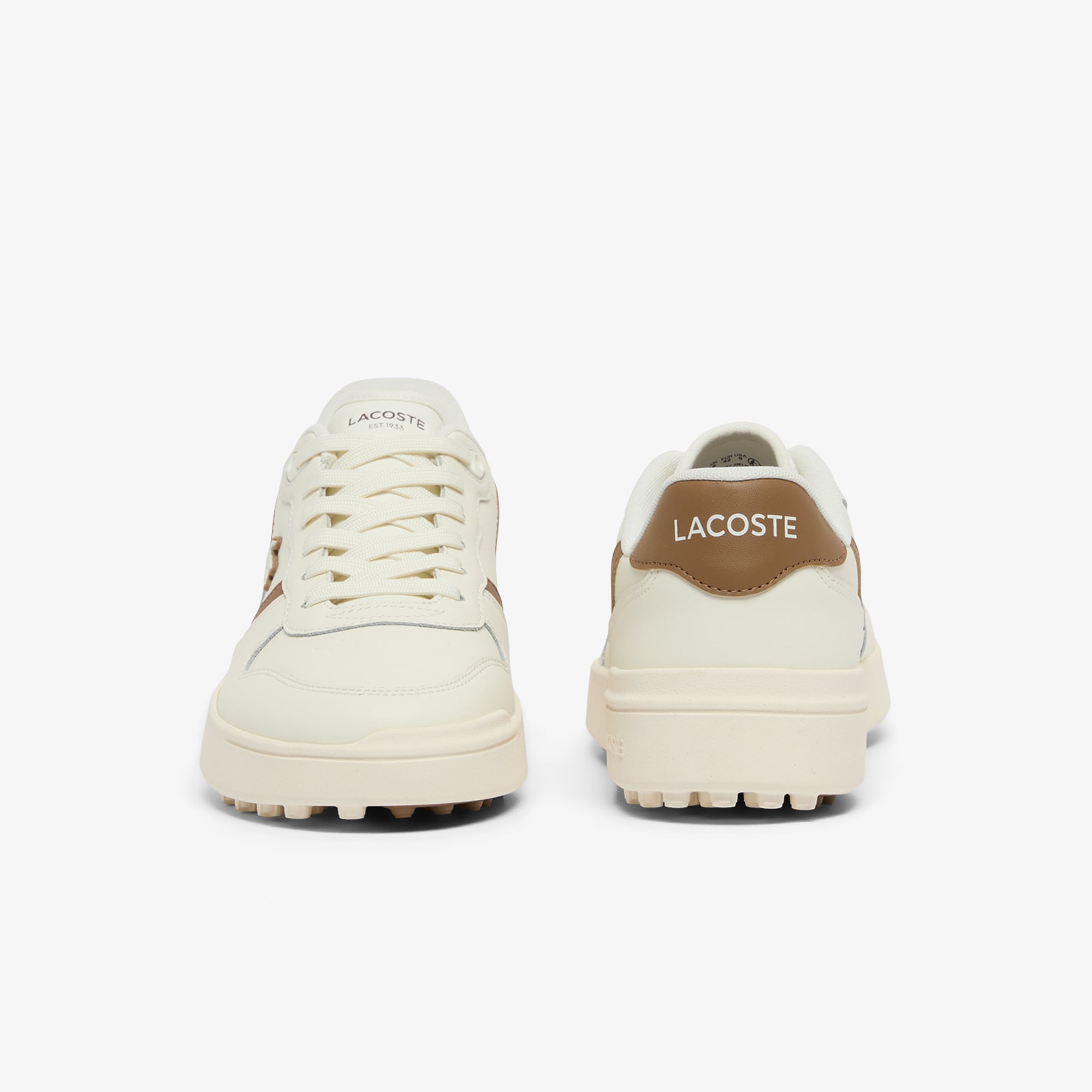 Men's T-Clip Golf Leather Golf Shoes image number 4