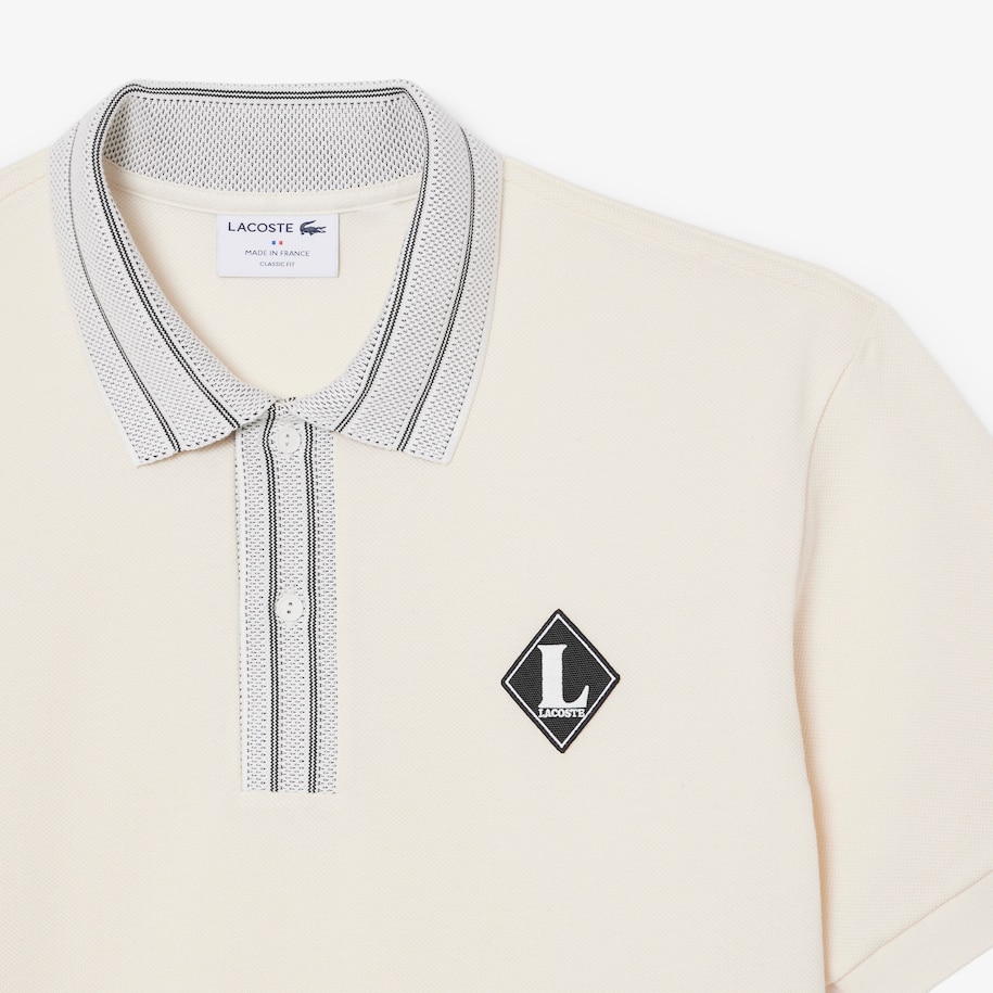 French Made Classic Fit Badge Polo Shirt image number 4