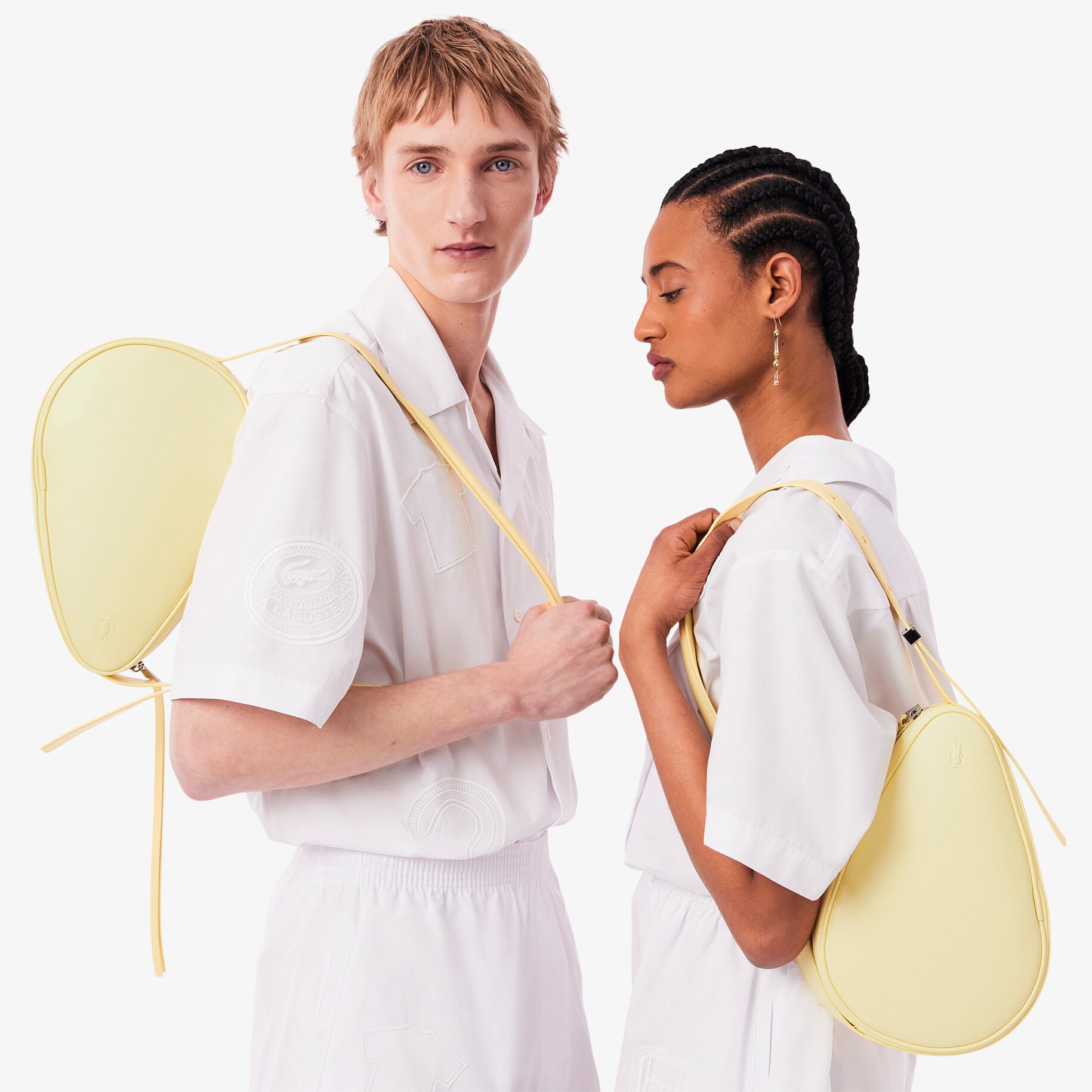 Runway Leather Hobo Racket Bag image number 6