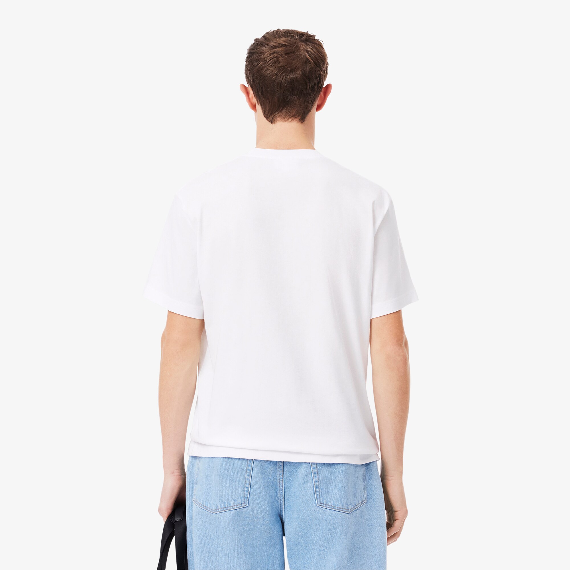 Cotton T-shirt with Breast Pocket image number 2