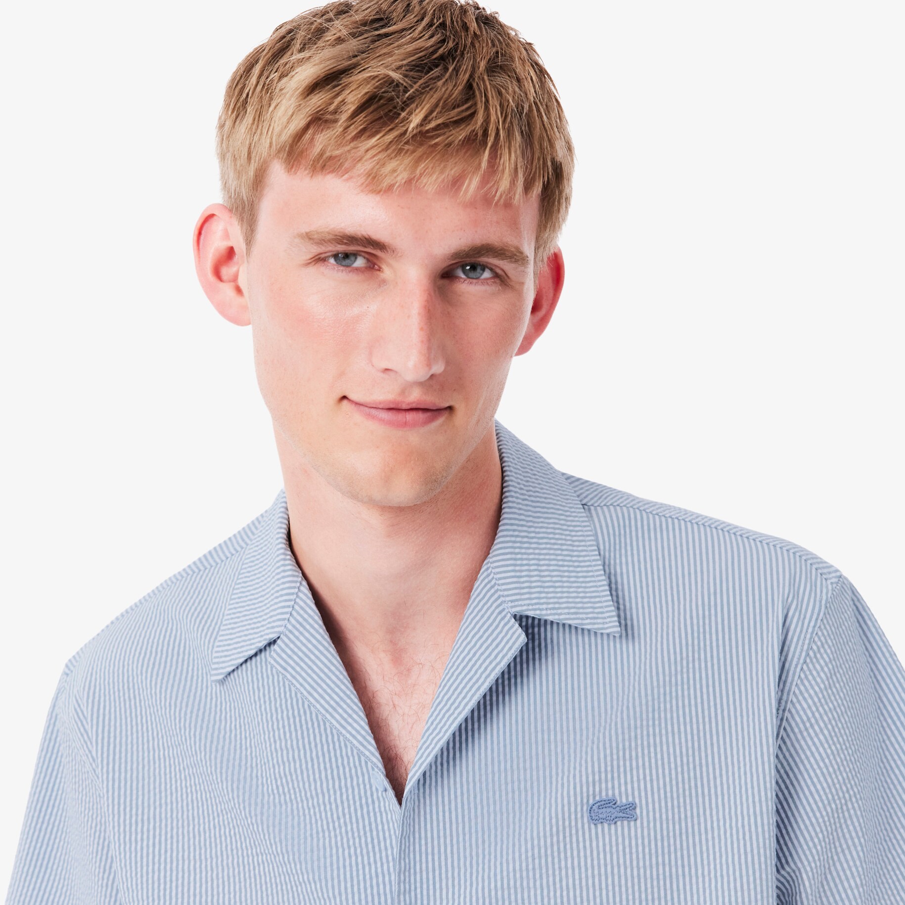 Relaxed Fit Seersucker Shirt image number 1