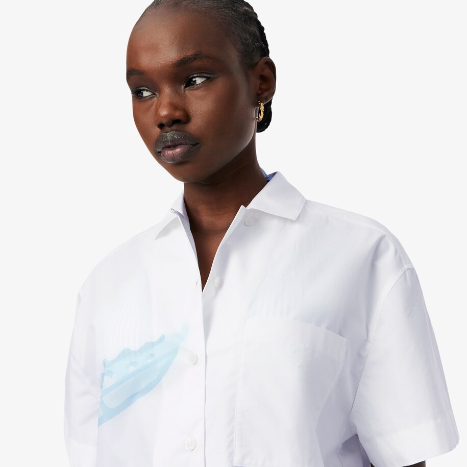 Oversized Short Sleeved Print Shirt image number 1