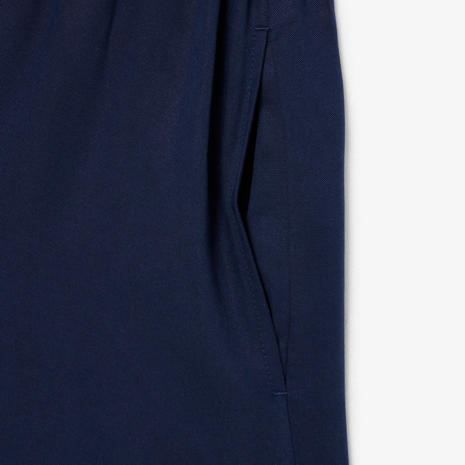Fluid Linen Blend Shirt Dress image number 5