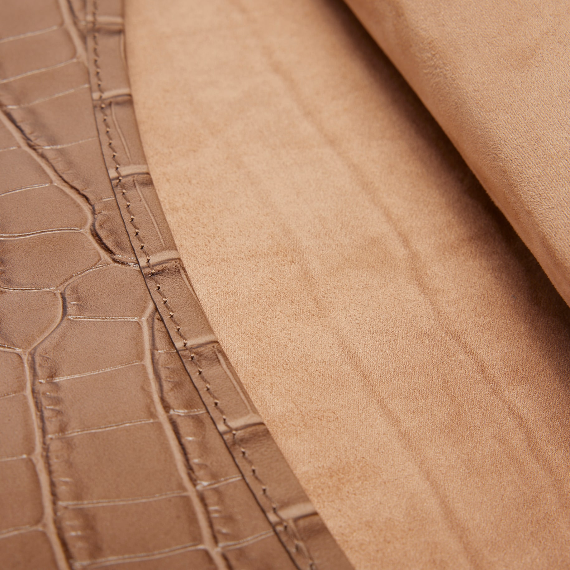 Runway Mock Croc Leather Racket Bag image number 3