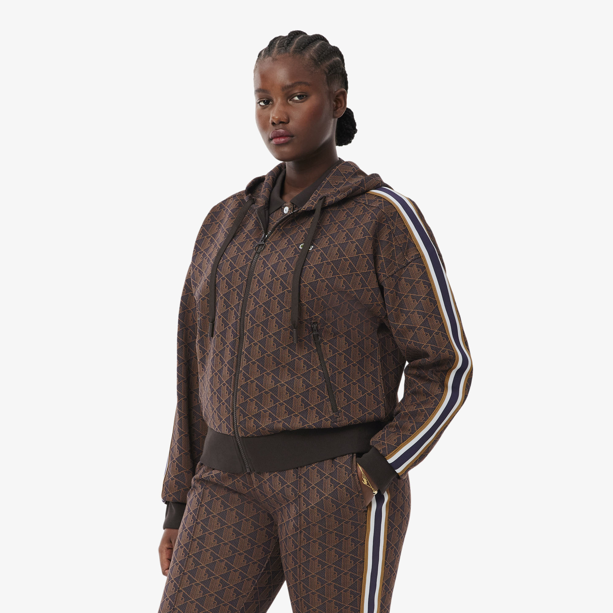 Jacquard Monogram Hoodie image number 6