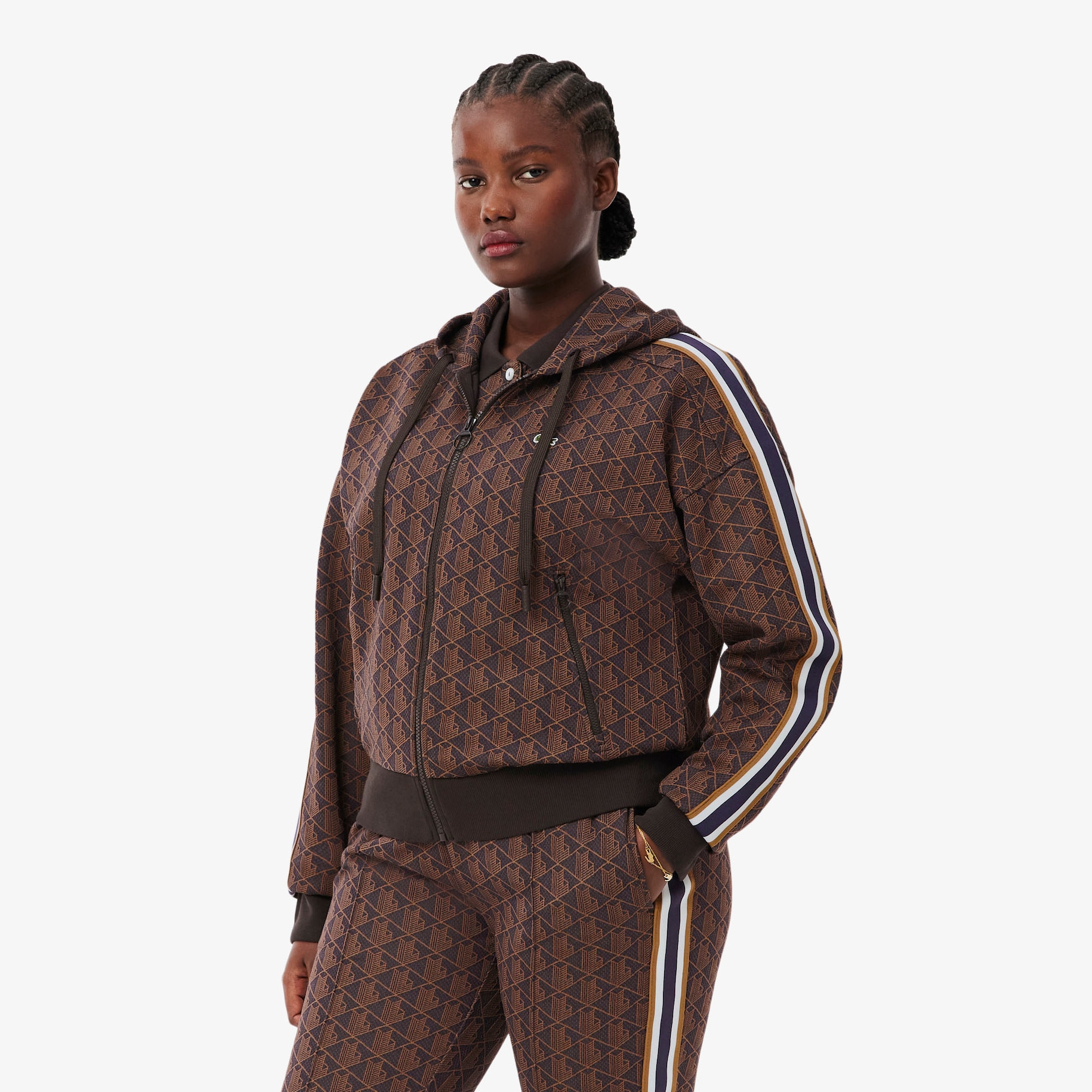 Jacquard Monogram Hoodie image number 6