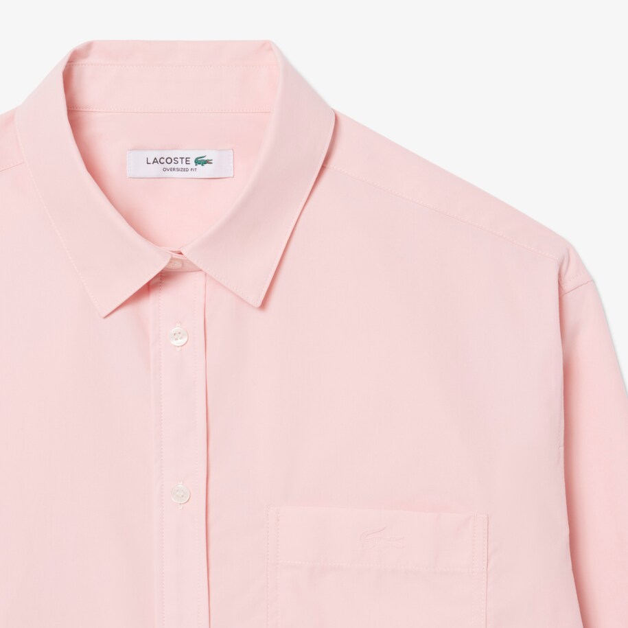Oversized Cotton Poplin Shirt image number 4