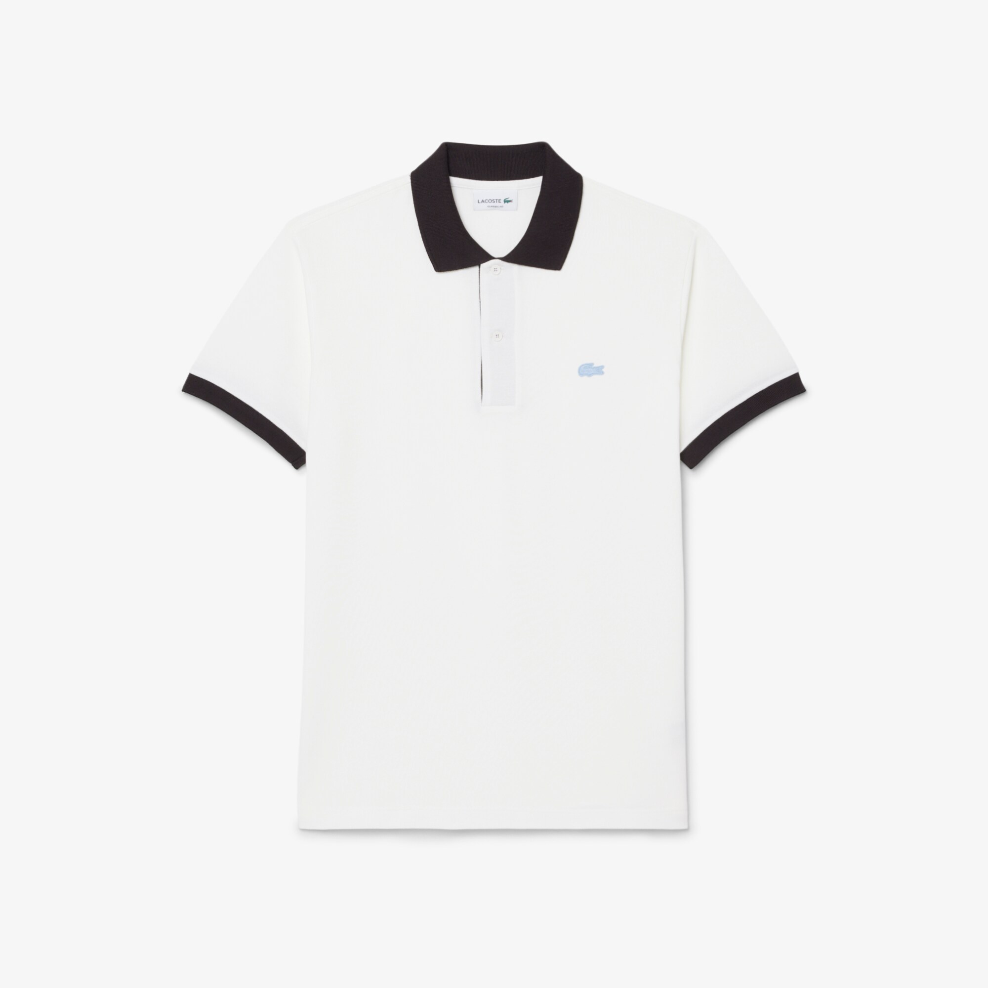 Classic Fit Contrast Rib Polo Shirt image number 3