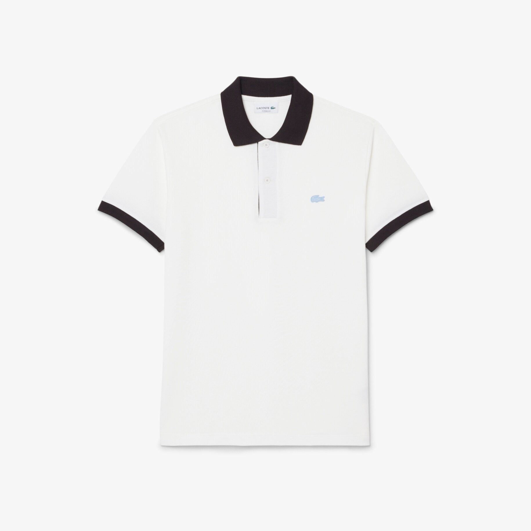 Classic Fit Contrast Rib Polo Shirt image number 3