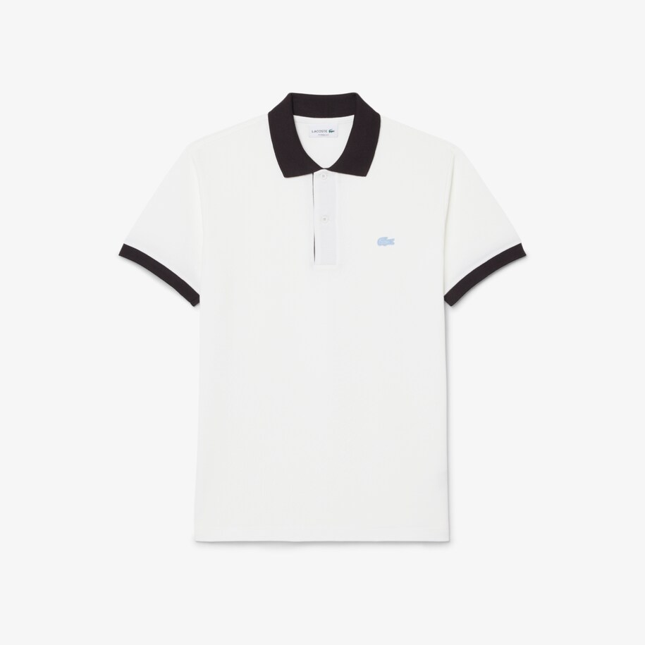 Classic Fit Contrast Rib Polo Shirt image number 3
