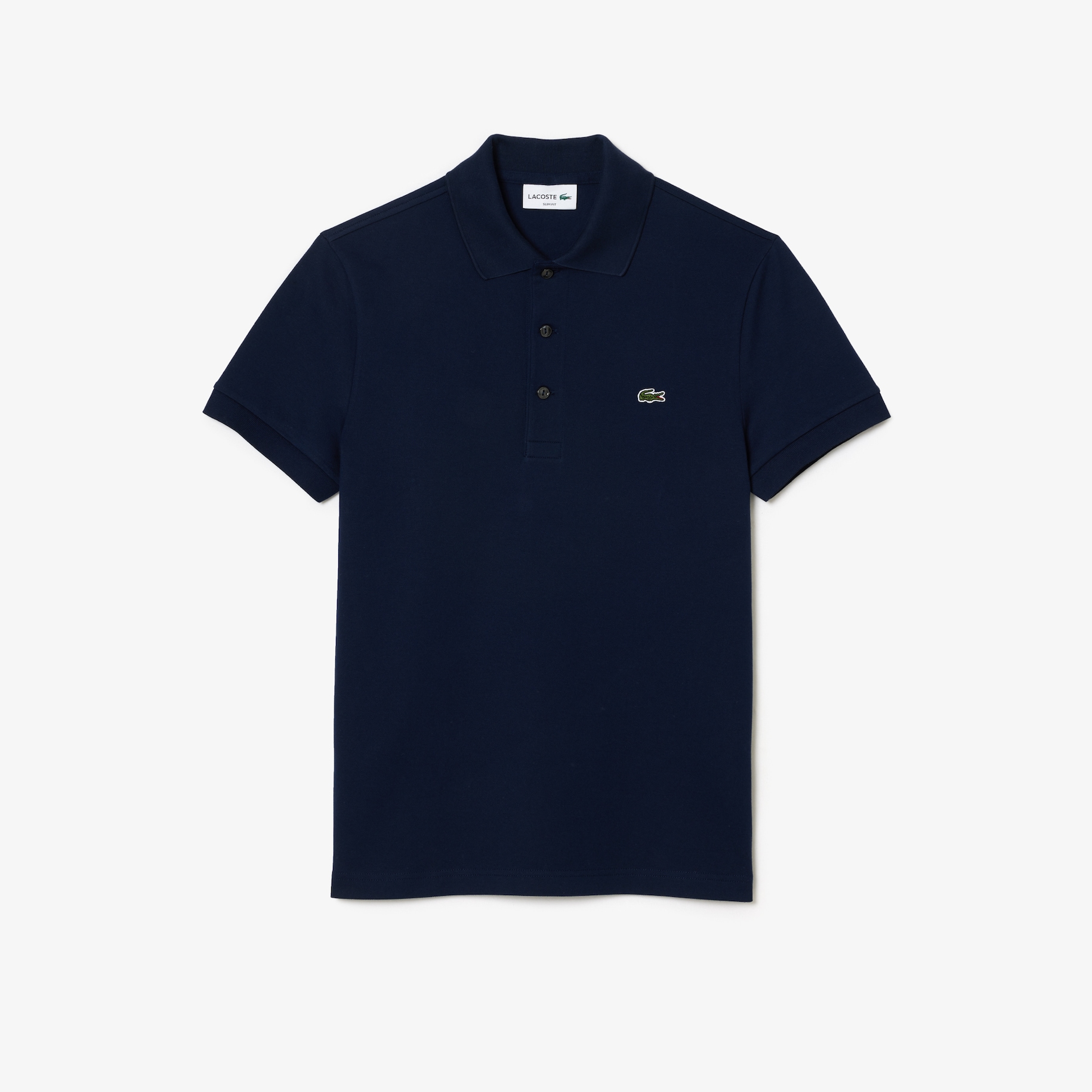 Slim Fit Stretch Piqu&eacute; Polo Shirt image number 3
