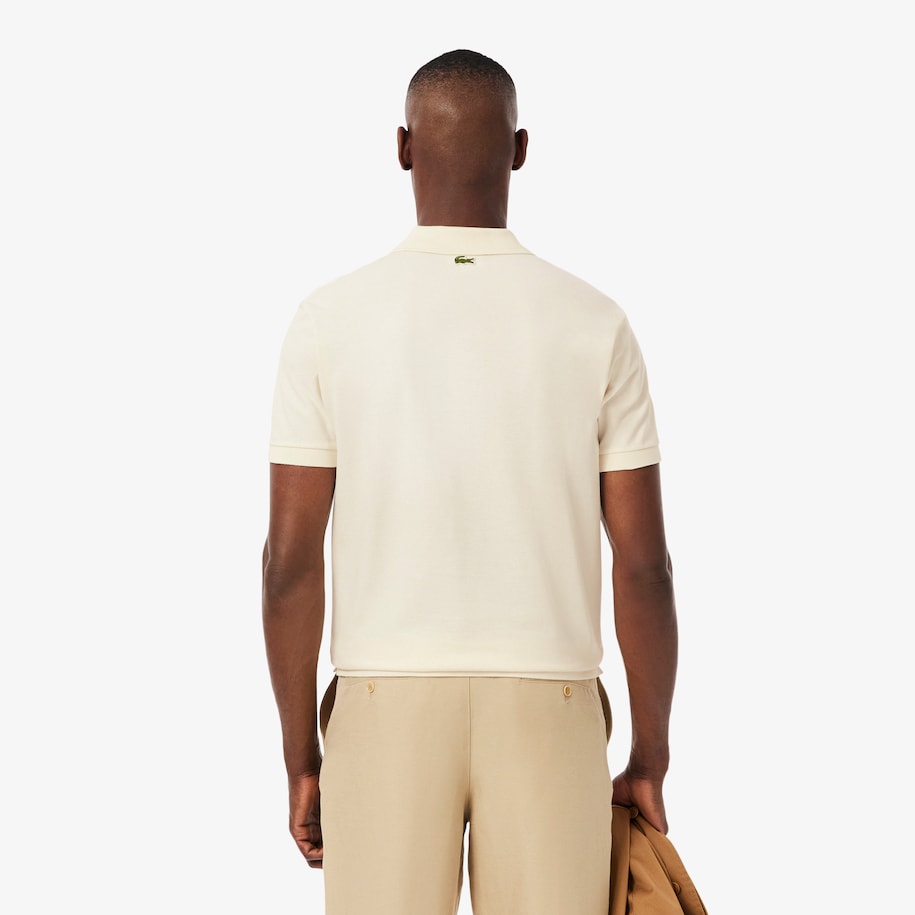 Classic Fit Petit Piqué Badge Polo Shirt image number 2