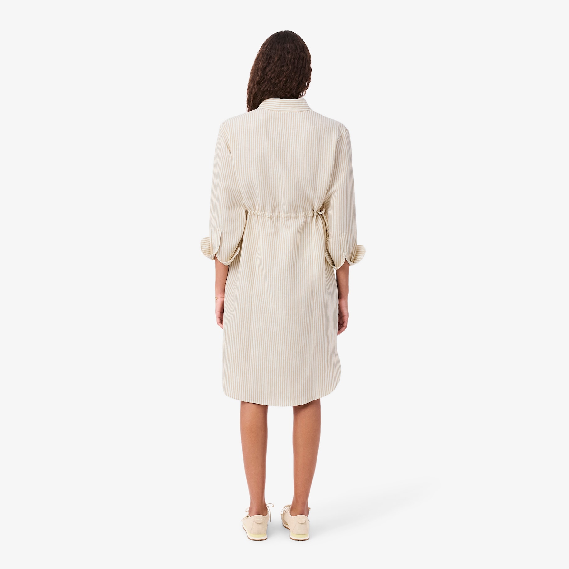 Oversized Linen Blend Shirt Dress image number 2