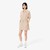 Relaxed Fit Zipped Taffeta Polo Dress image number 0
