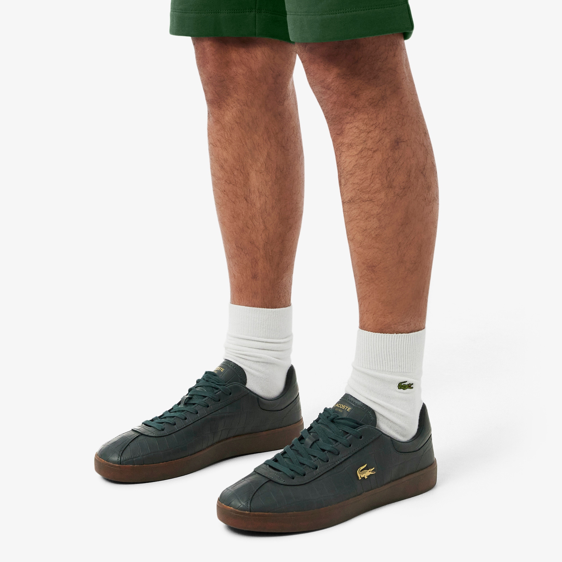 Men&rsquo;s Baseshot Leather Sneakers image number 6