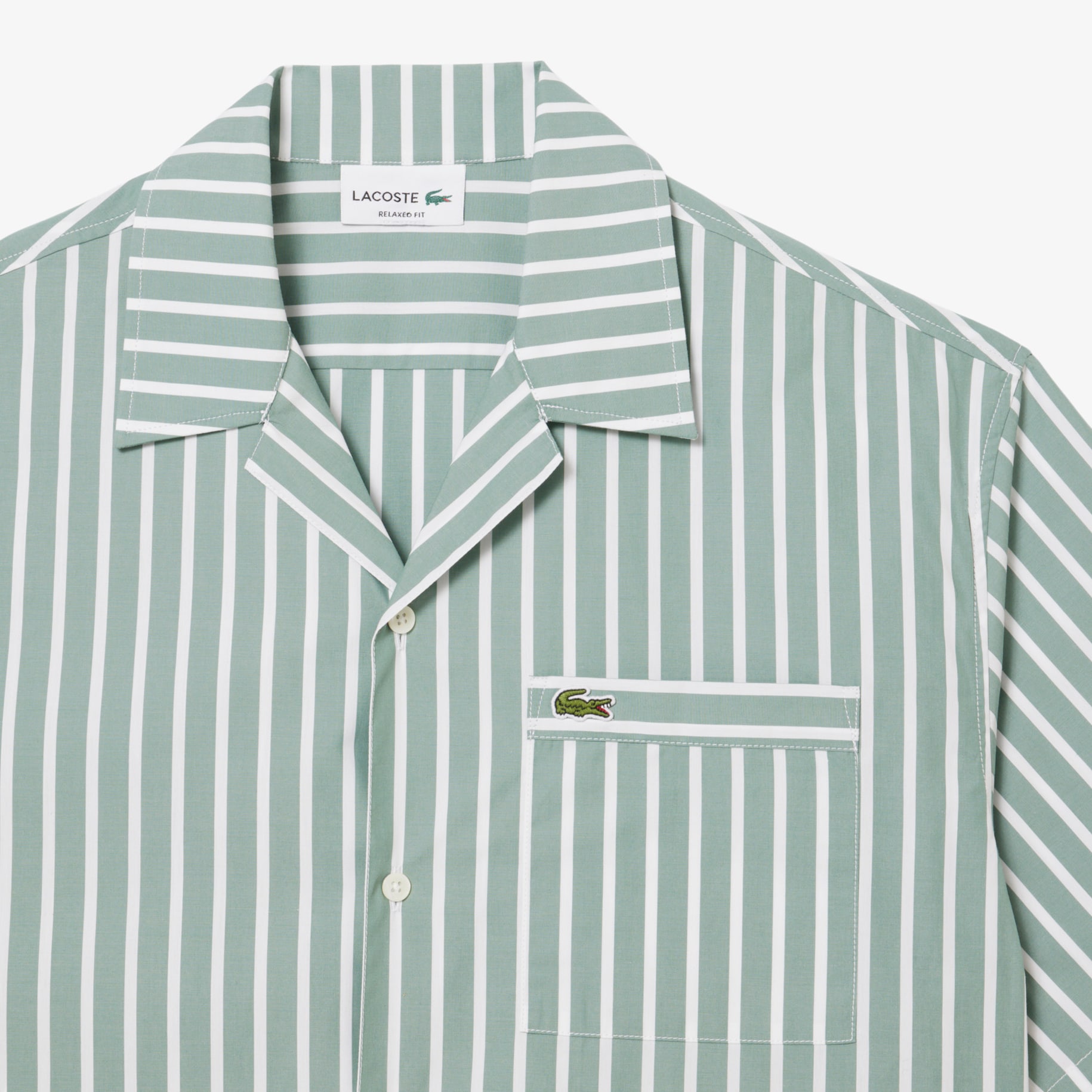 Relaxed Fit Striped Short Sleeved Shirt image number 4