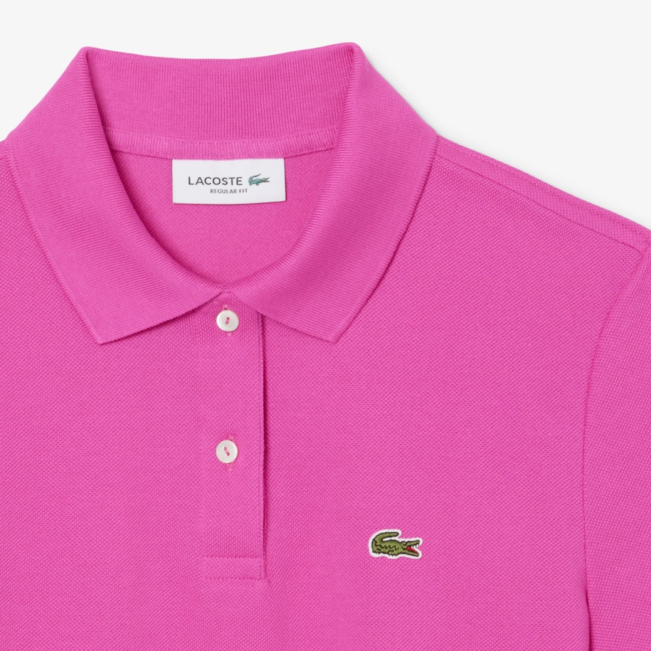 Women's Lacoste Regular Fit Soft Cotton Petit Piqué Polo Shirt image number 4