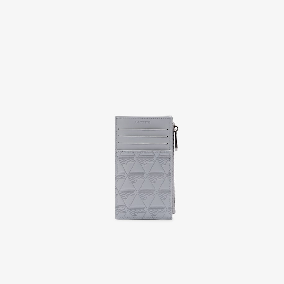 Nomogramme Zipped Leather Card Holder image number 1