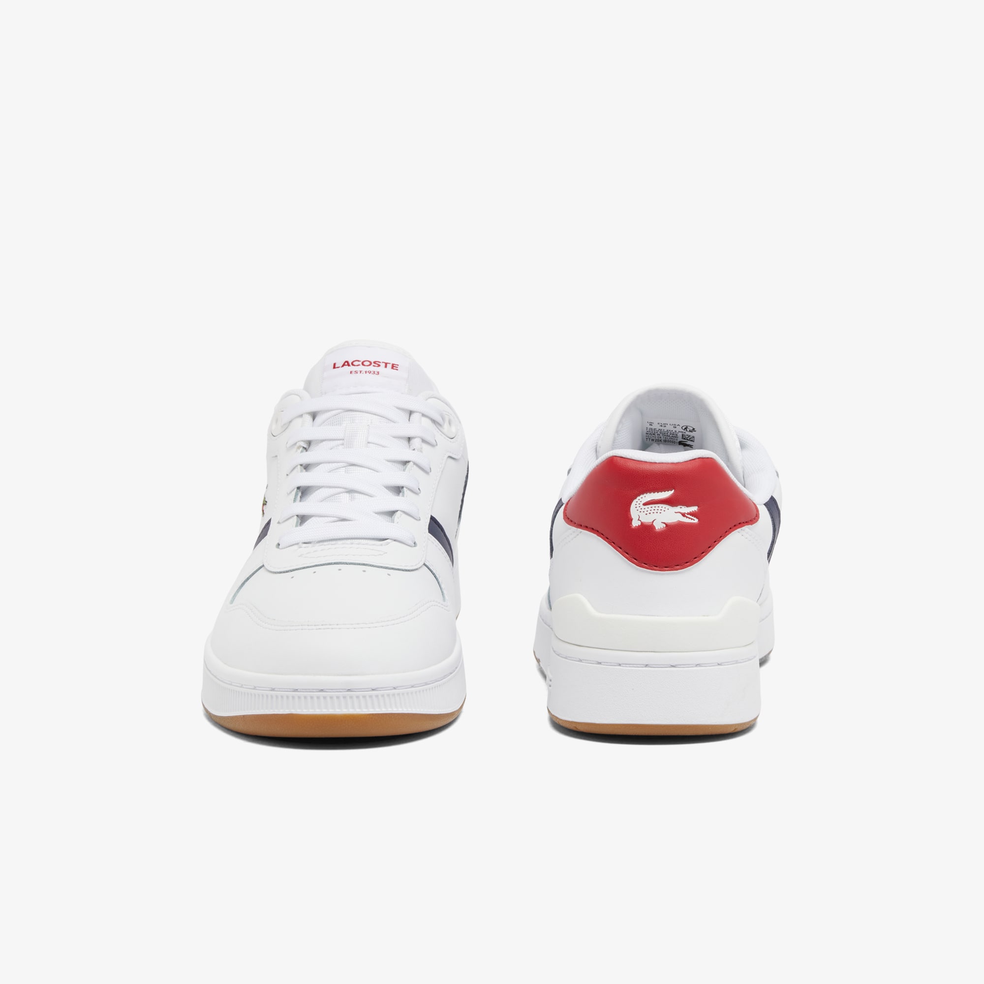Men's T-Clip Set Leather Sneakers image number 4