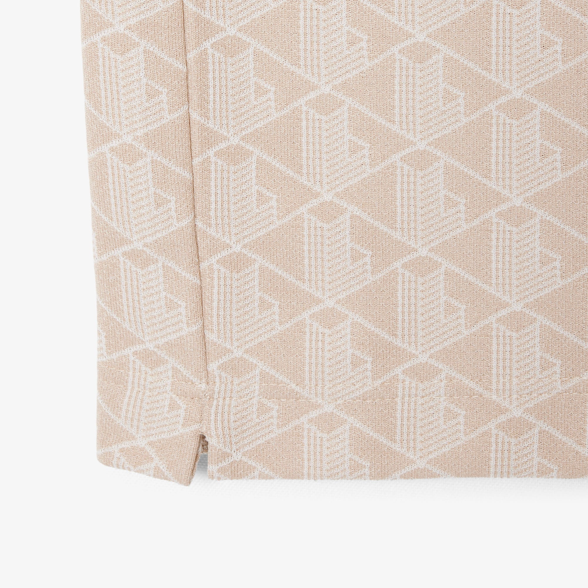 Classic Fit Monogram Jacquard Polo Shirt image number 5